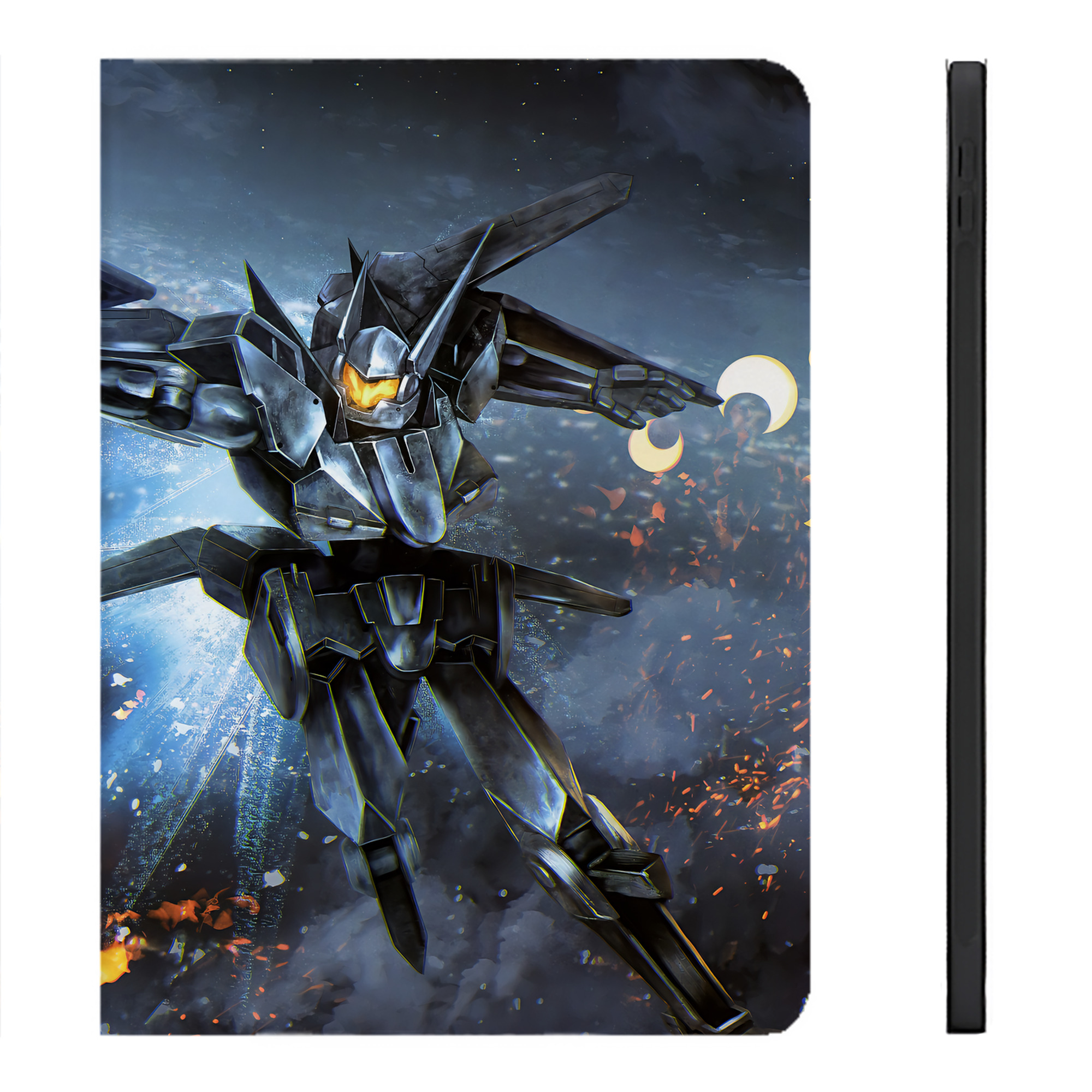 （画像用） 機動戦士ガンダム Mobile Suit Gundam IPadケース ペンホルダー付き ブックスタイルデザイン